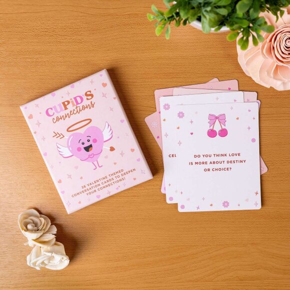 Valentine's Day Theme Cards - Cupid Conversation Starter - Non Candy Gift NEW - Picture 5 of 9